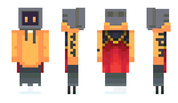 Minecraft скин по нику RetroGeir