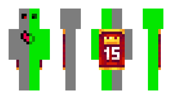 Minecraft skin meburningslime