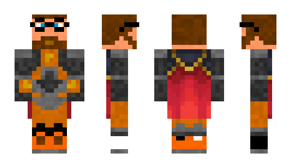 Minecraft skin a_gun