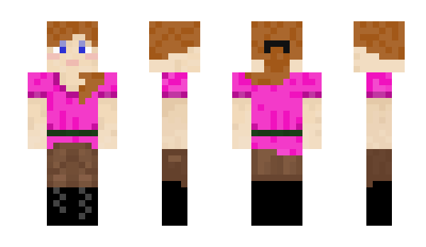 Minecraft skin Genoveva