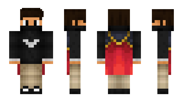 Minecraft skin BlacKDream