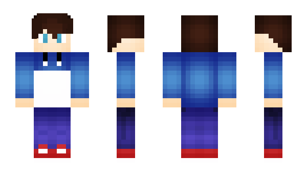 Minecraft skin iBlueFlame