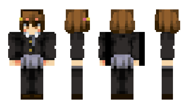 Minecraft skin YuiHirasawa