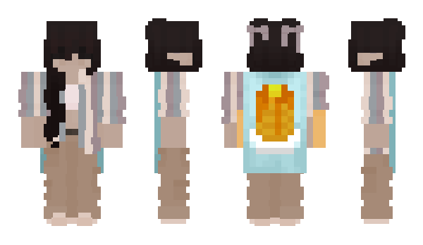 Minecraft skin PopuAS