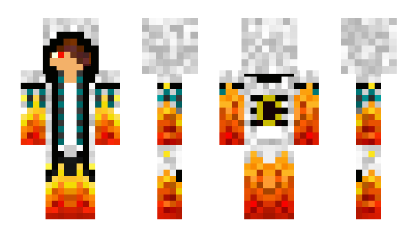 Minecraft skin flameboss