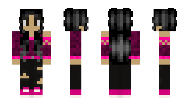 Minecraft skin Aniela