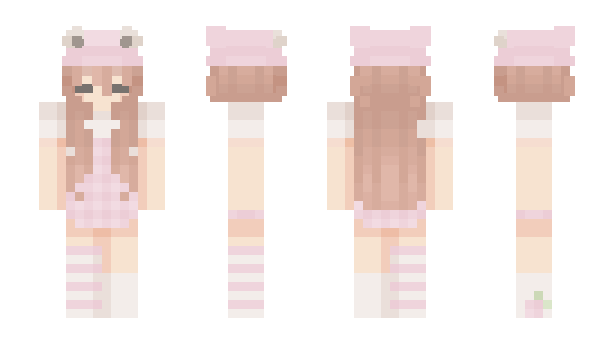Minecraft skin pinkcatusrat