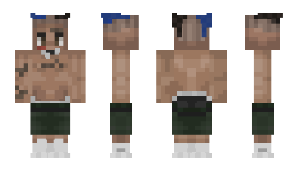 Minecraft skin TeTreW