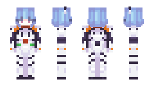 Minecraft skin Rei____Ayanami