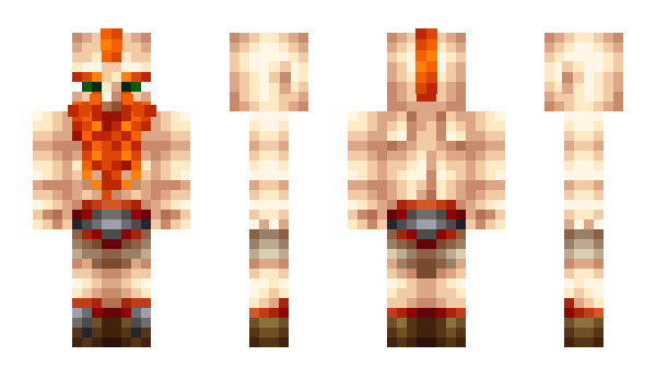 Minecraft skin Papanok