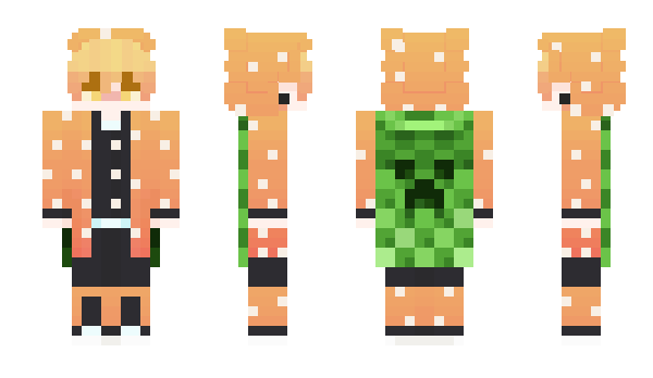 Minecraft skin Pandarobbie