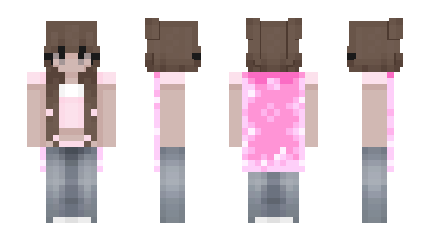 Minecraft скин по нику pinkgirly