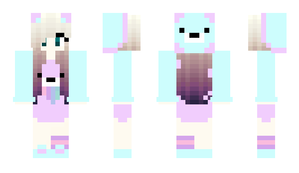 Minecraft skin Luunaaaa