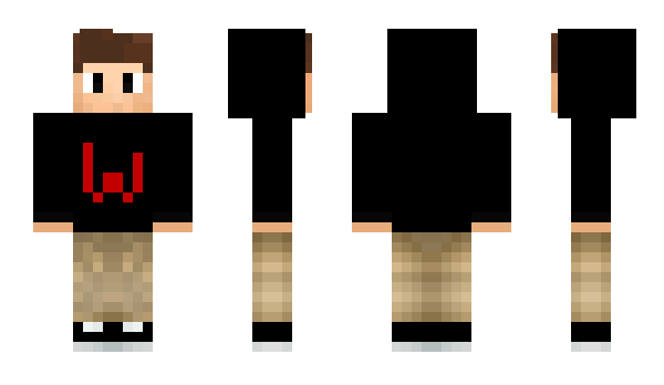 Minecraft skin wRoberTw