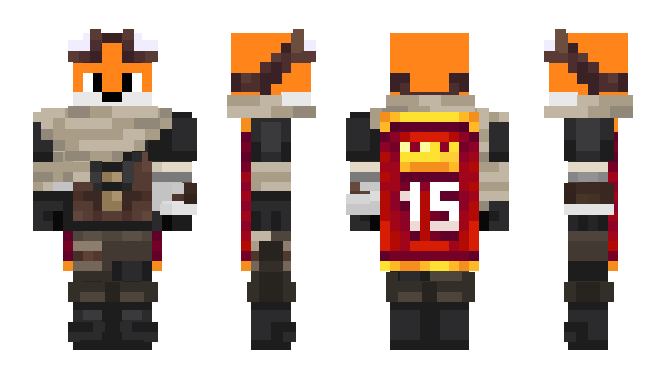 Minecraft скин по нику CapitanfoxMC