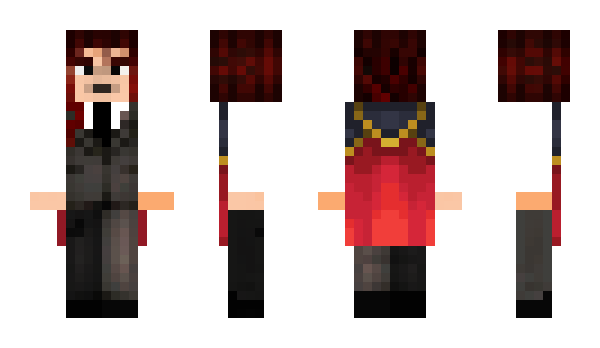 Minecraft skin GingerGoth