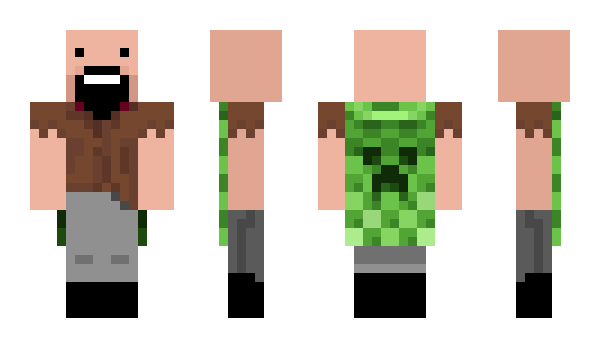 Minecraft skin Herobrainer