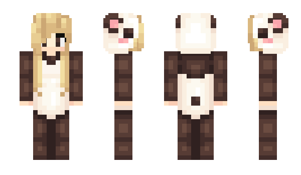 Minecraft skin GirlyPanda