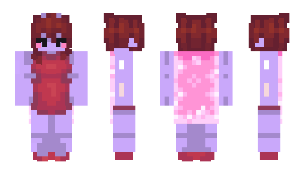Minecraft скін по ніку cherryfnfcutegf