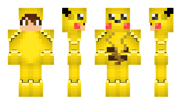 Minecraft скин по нику PikaPlush