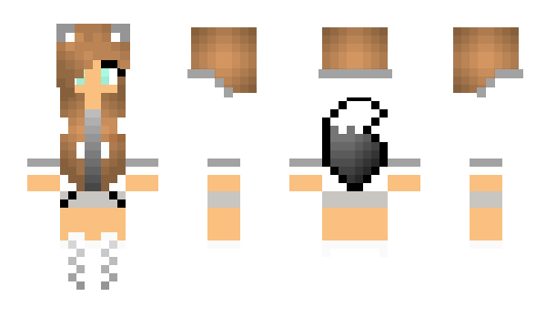 Minecraft skin suklaakisu