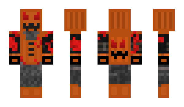 Minecraft skin PumpkinMurder