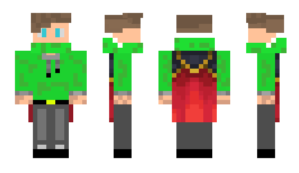 Minecraft skin DragonWarpFX