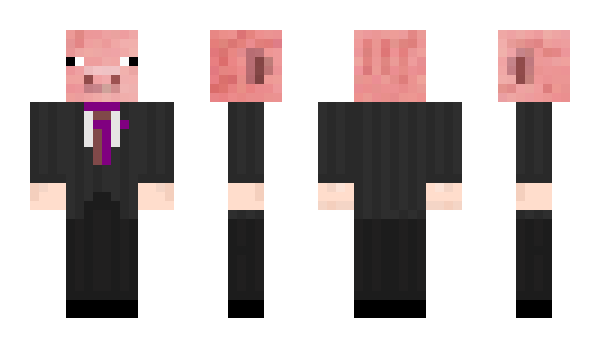 Minecraft skin PigInMinecraft