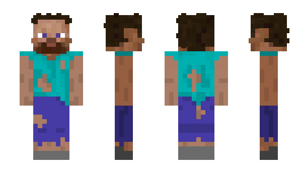 Minecraft скин по нику homesteve