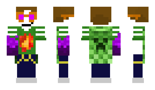Minecraft скин по нику PurpleStickMan