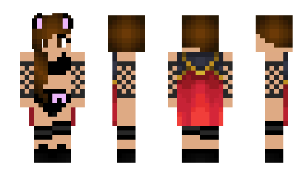 Minecraft скин по нику Dudess