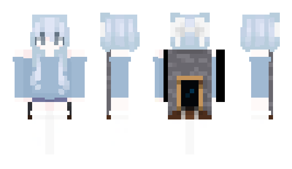 Minecraft скін по ніку Anivaunderscore