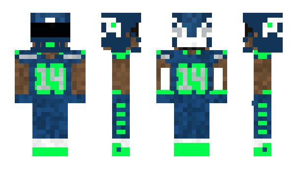 Minecraft skin BlueTaki