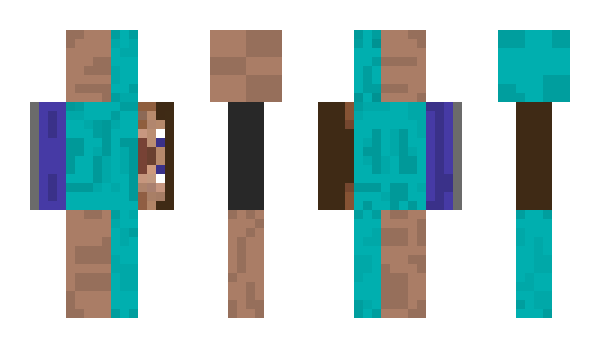 Minecraft skin aabbaa