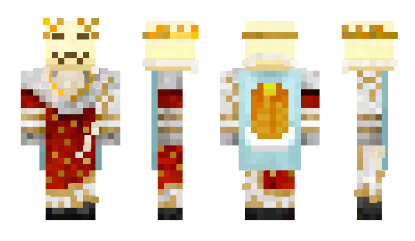 Minecraft skin halfprnt