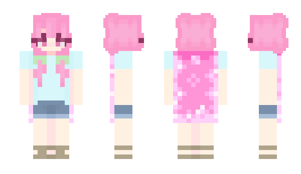 Minecraft скін по ніку MagicalGirlSite