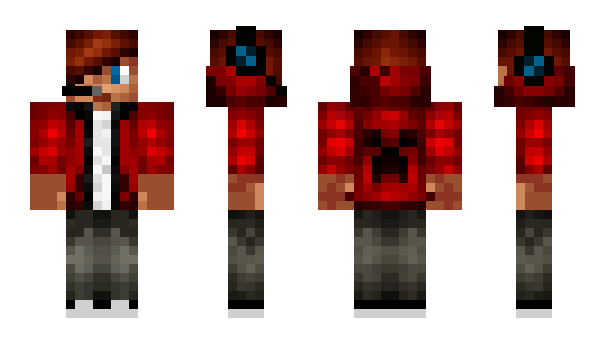 Minecraft skin RedWirez