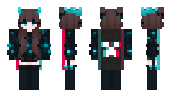 Minecraft skin Persikulka