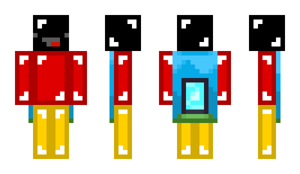 Minecraft skin GermanSkeppy