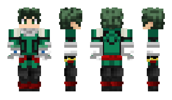 Minecraft skin BakugouDeku