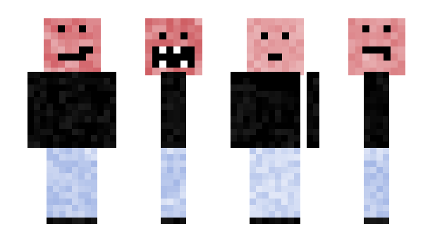 Minecraft skin REDXBLACK