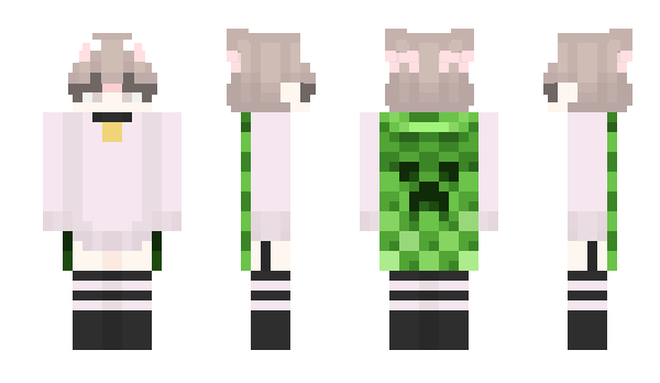 Minecraft skin FemboyAvox