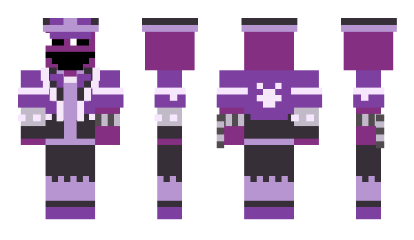 Minecraft skin PurpleManFNAF