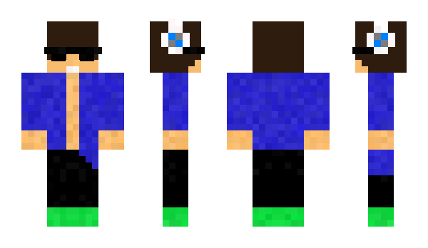 Minecraft skin P0LACK1