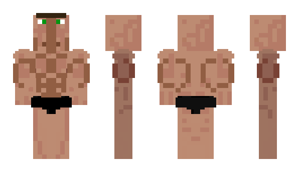 Minecraft skin irondigga