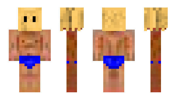 Minecraft skin Blu_man