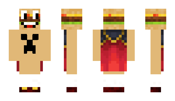 Minecraft skin burgerlab