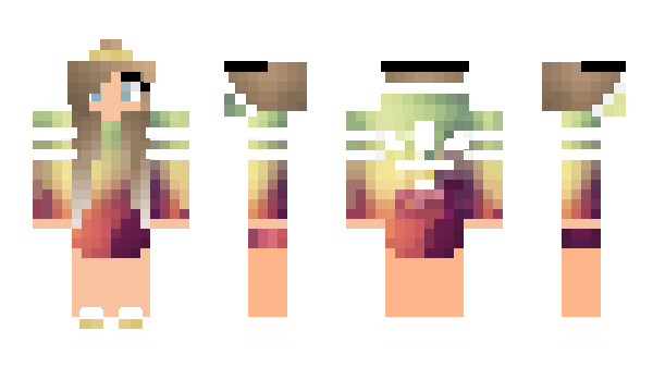 Minecraft skin Mila0708