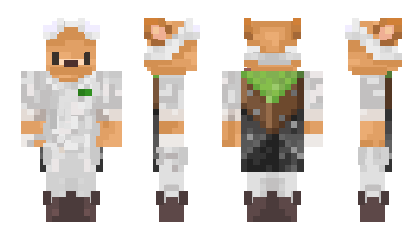 Minecraft skin HorityFox