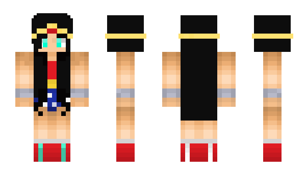 Minecraft skin WonderWomen1